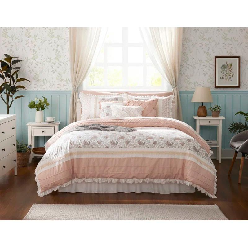 Dawn 9 Piece Cotton Percale Comforter Set