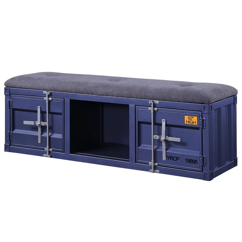 Acme Cargo Fabric Upholstered Storage Bench