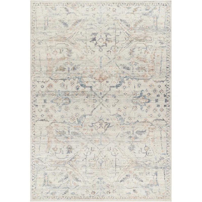 Becki Owens x Livabliss Vintage Traditional Oriental Boho Cream Area Rug