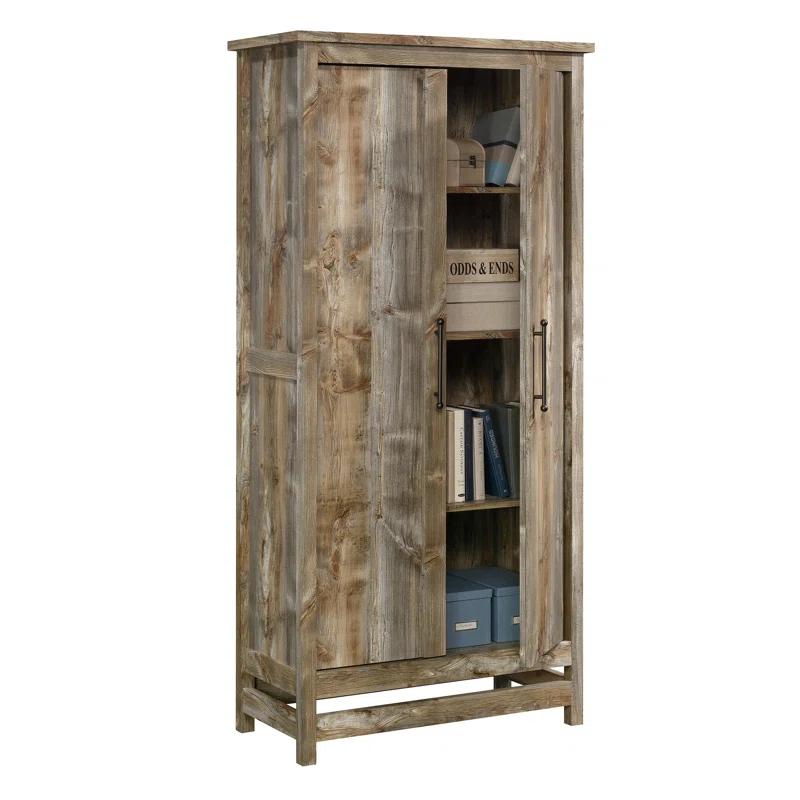 Gracie Oaks Karn 35.197'' Wide 6 - Shelf Storage Cabinet