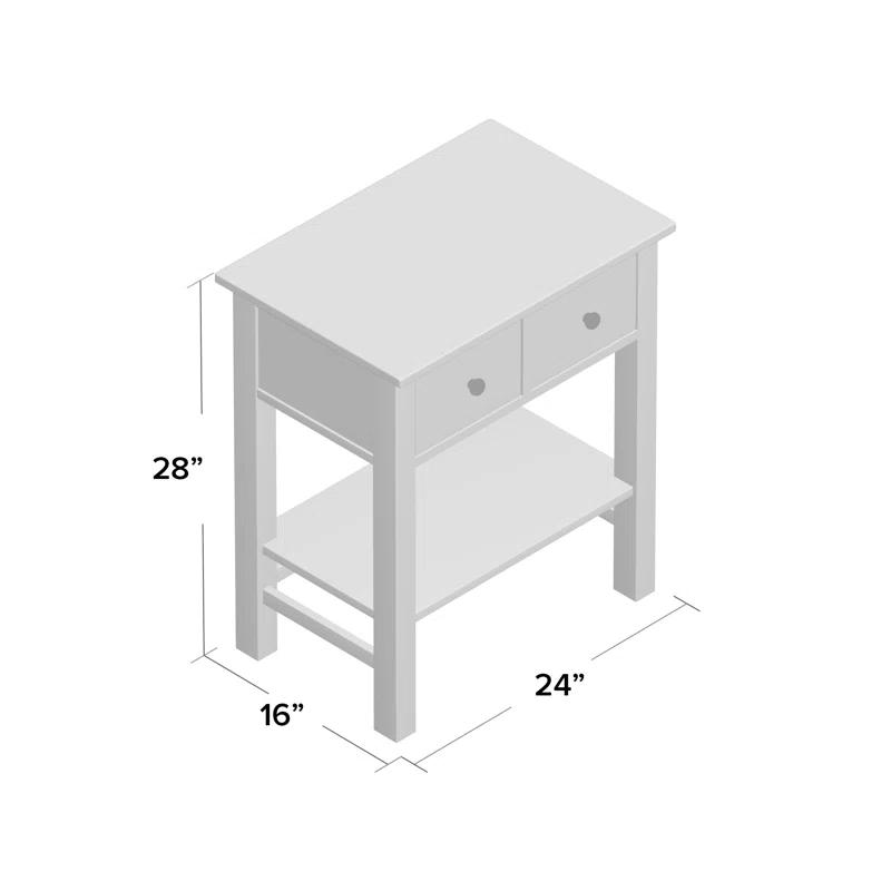 Laurel Foundry Modern Farmhouse® Crawley 24'' W Nightstand