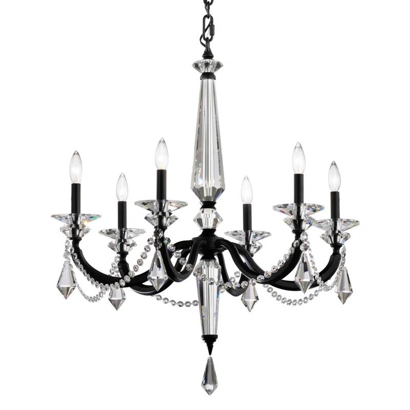 Schonbek Verona 6 - Light Dimmable Classic / Traditional Chandelier