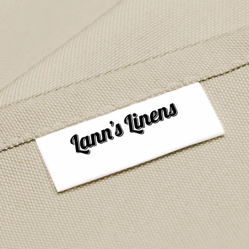 Lann's Linens Solid Color Rectangular Tablecloth