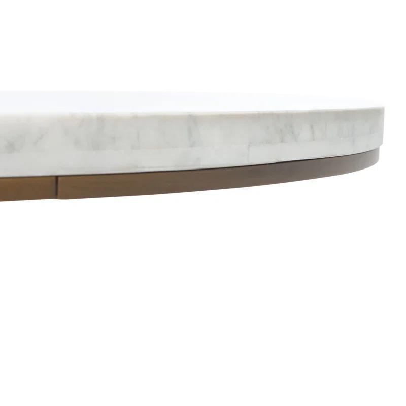 Safavieh Couture Azalea Round Marble Top Dining Table