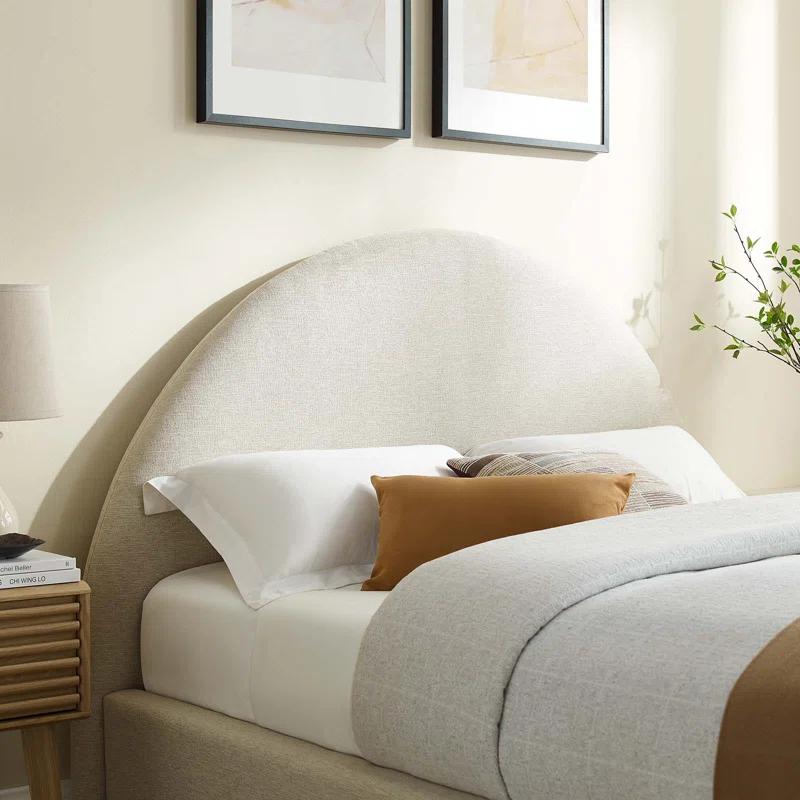 Modway Resort Performance Velvet Arched Round Platform Bed