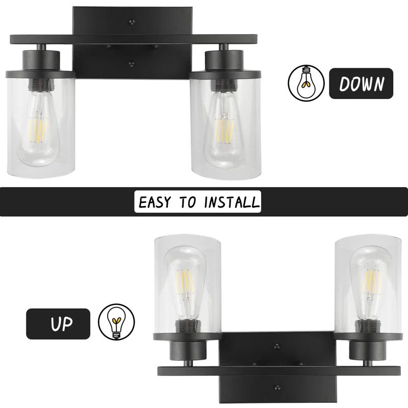 2 - Light Dimmable Vanity Light