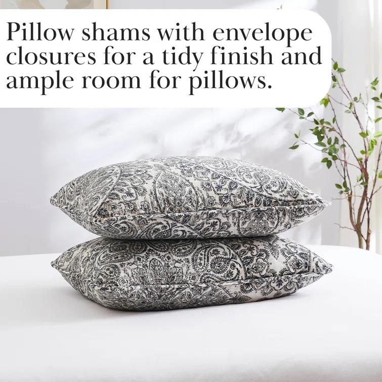 SouthShore Fine Linens Ashanti Oversized easy care lightweight Quilt Set by Southshore Fine Linens & Reviews | Wayfair