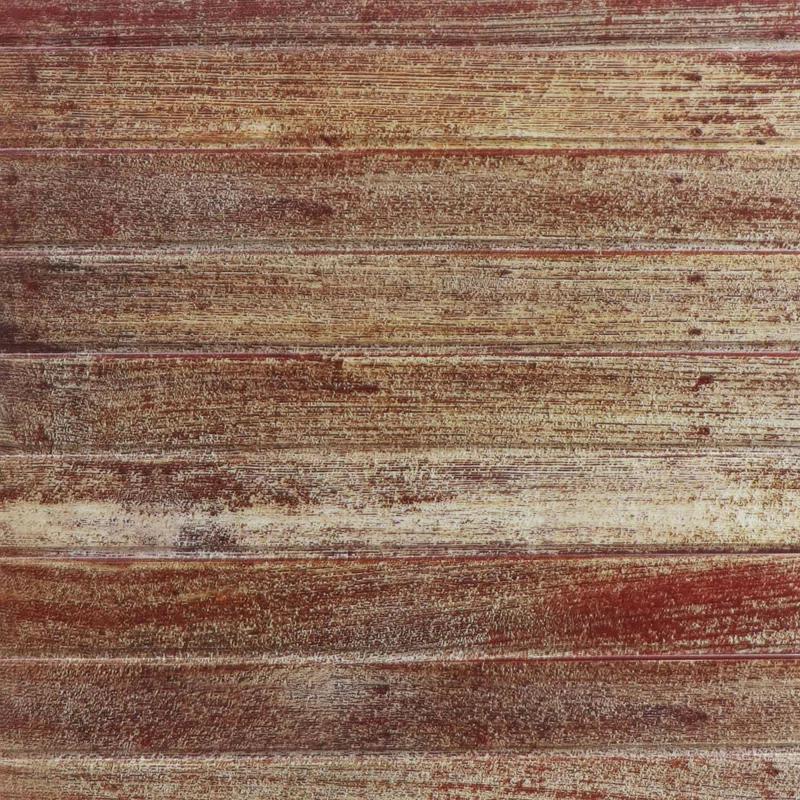 FromPlainToBeautifulInHours Faux Wood Plank Fire Rated Panel 24'' L x 24'' W Textured PVC Drop-In Ceiling Tile (Set of 10)