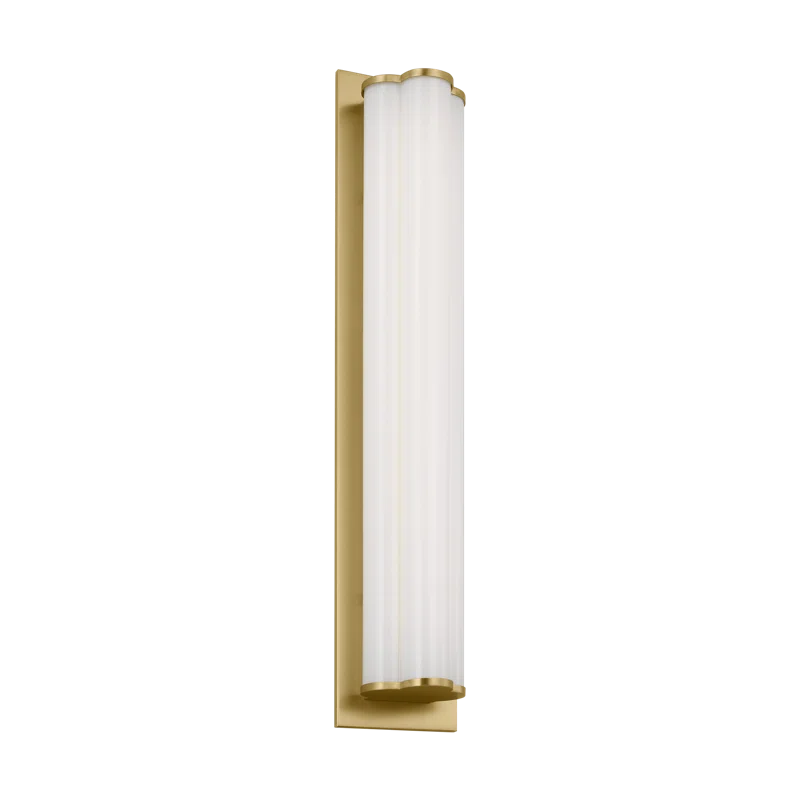 Freya Single Frosted Dimmable LED Vanity Light