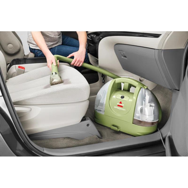 BISSELL 1400B BISSELL Little Green Multi-Purpose Portable Carpet and Upholstery Cleaner, Car and Auto Detailer, with Exclusive Specialty Tools, Green, 1400B