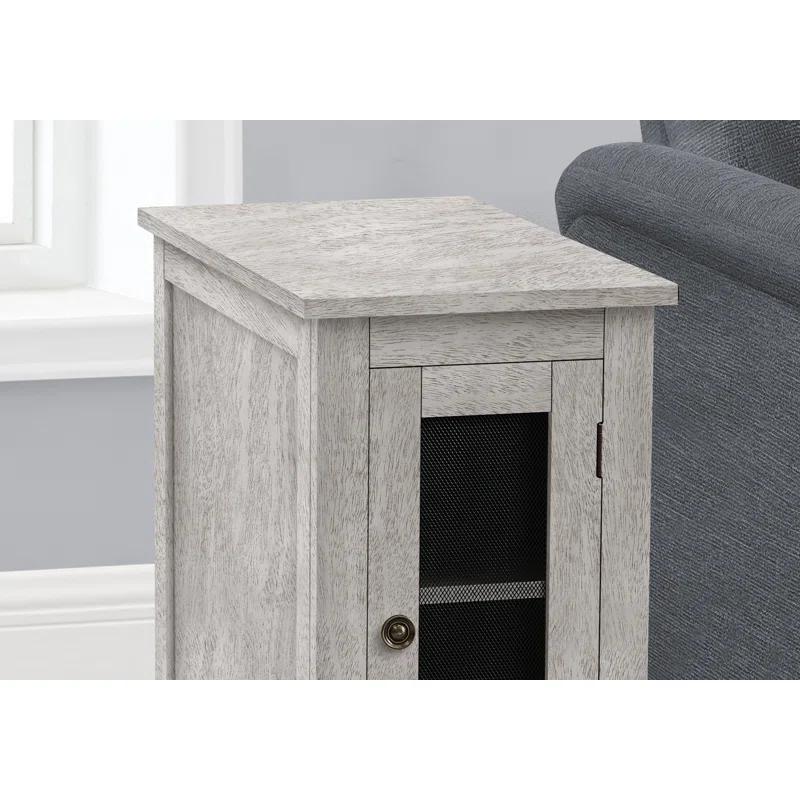 Winston Porter Accent Table, End, Side Table, Narrow, Nightstand, Bedroom, Lamp, Storage