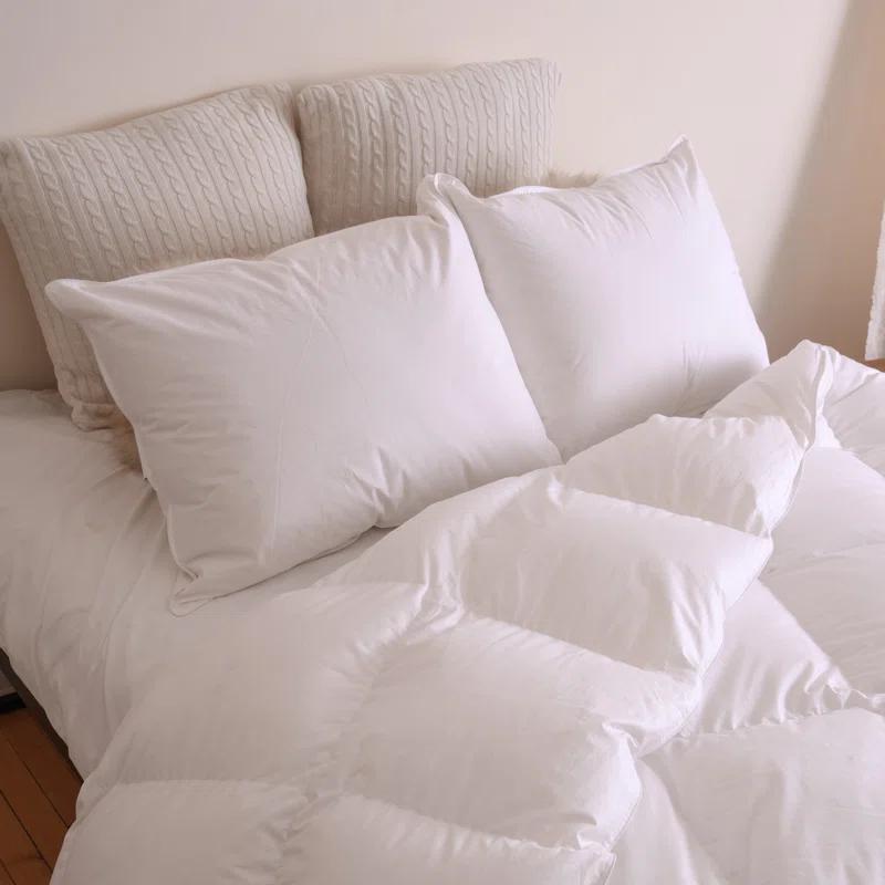 Highland Feather Highland Feather 850 Loft Hungarian Goose Down Pillow 500 TC Cotton Casing