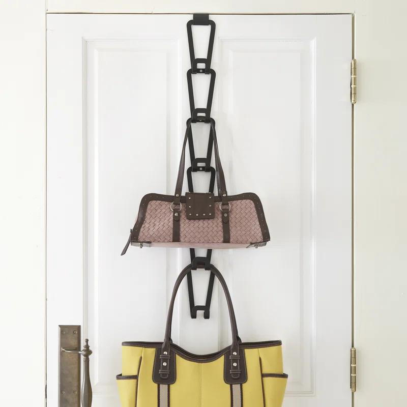 Yamazaki Home Yamazaki Home Chain Link Bag Holder - Closet Storage Hanging Organizer Rack, Steel