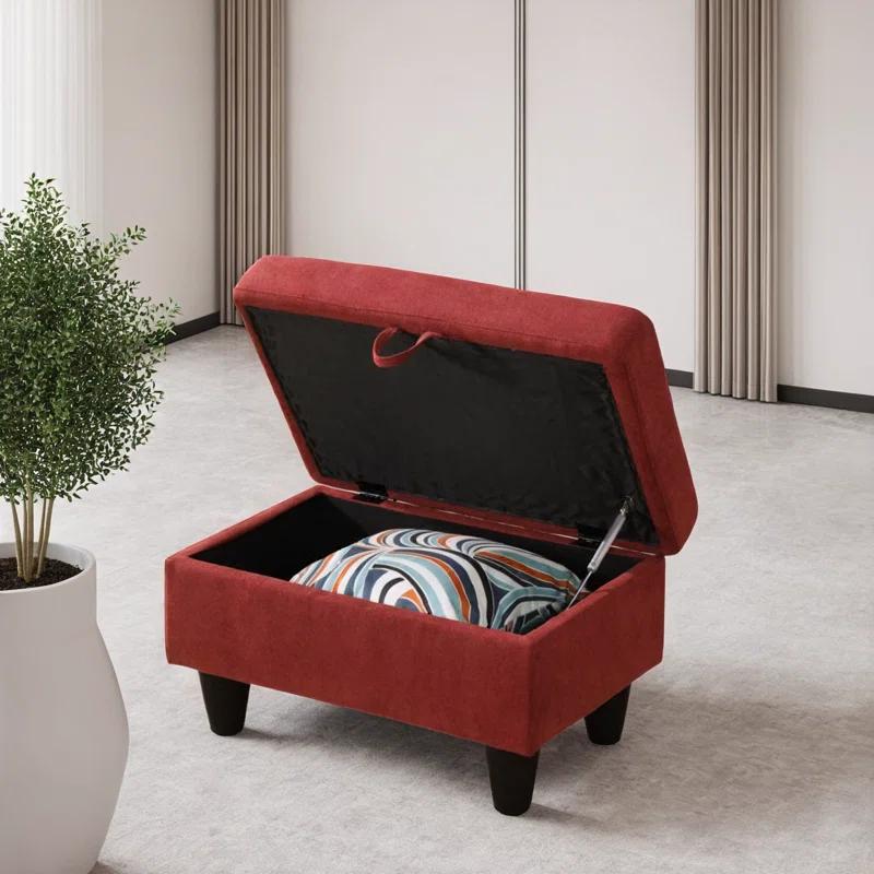Mercer41 Rehmaan Upholstered Storage Bench
