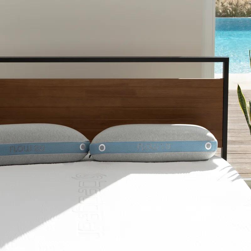Bedgear Bedgear Flow Performance Pillow - Breathable Bed Pillow - Medium - Washable Cover