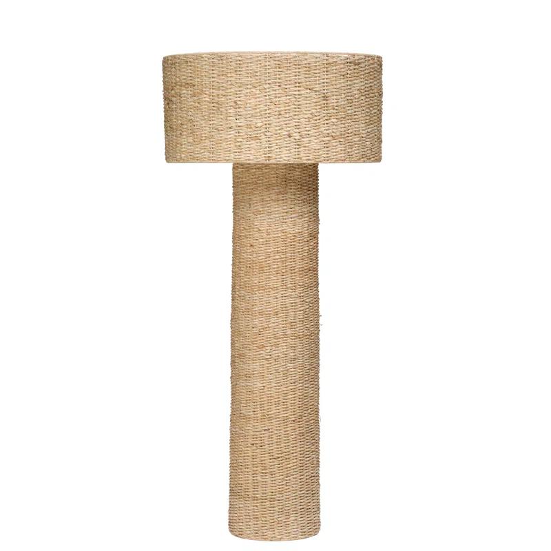63'' Rattan Floor Lamp