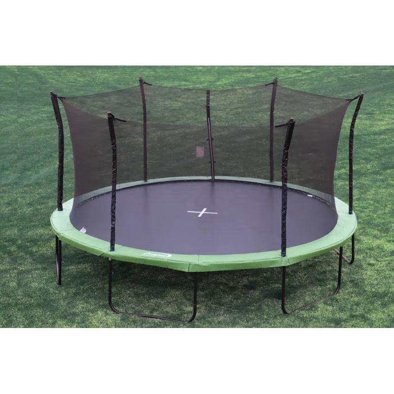 Propel Trampolines Propel 16' Heavy Duty Pro Trampoline with Basketball Hoop