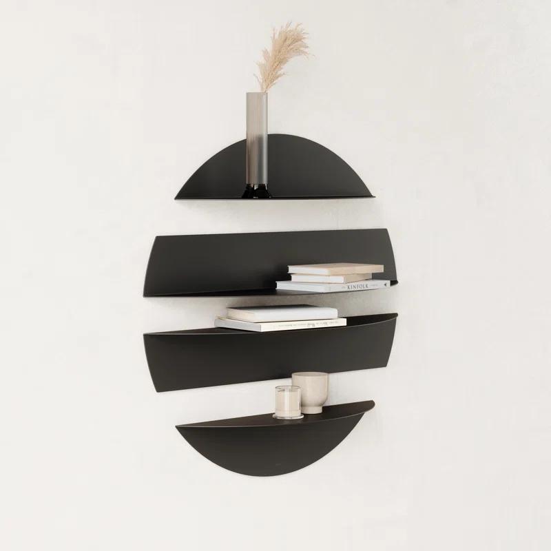 Umbra 4 Piece Circle Metal Floating Shelf