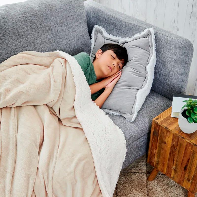 Casual Living CASUAL LIVING Machine Washable Easy Care Couch Warm Sofa Blankets, Throw,