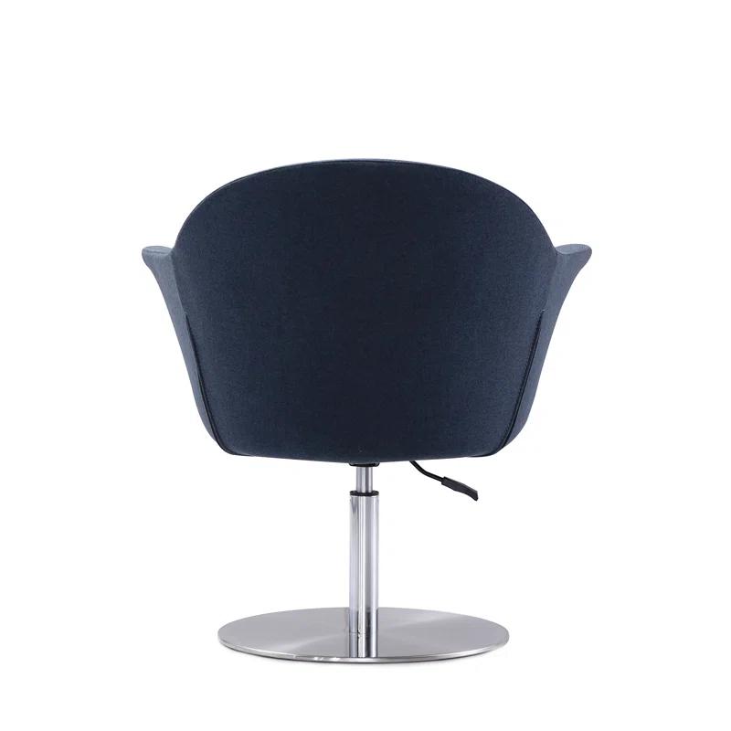 Orren Ellis Hillian Upholstered Swivel Armchair (Set of 2)