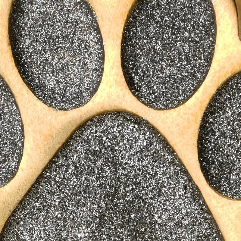 The Holiday Aisle® 5" Silver Sparkle NOEL Stocking Holders, 4-Pieces