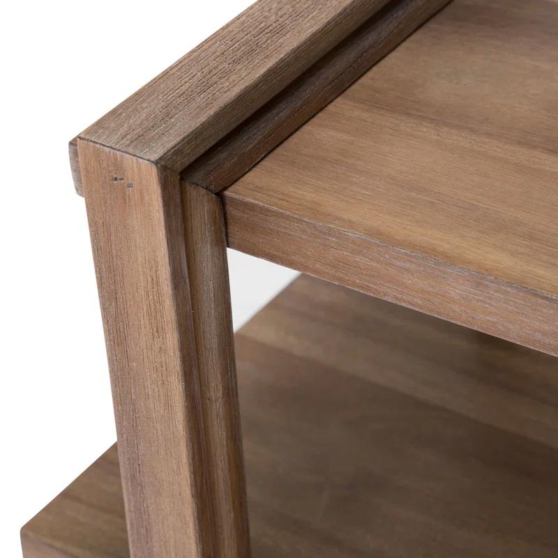 Michael Amini / Kathy Ireland Home Designs Hudson Ferry Solid Wood End Table