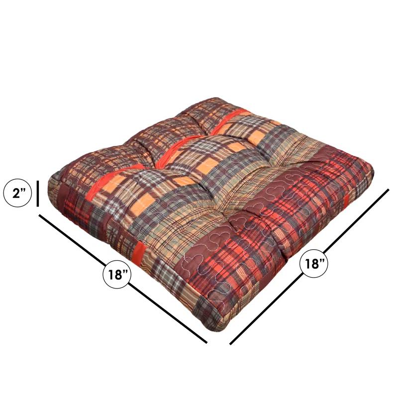 Barefoot Bungalow Quilted Reversible Indoor Chair Pad Cushion & Reviews | Wayfair