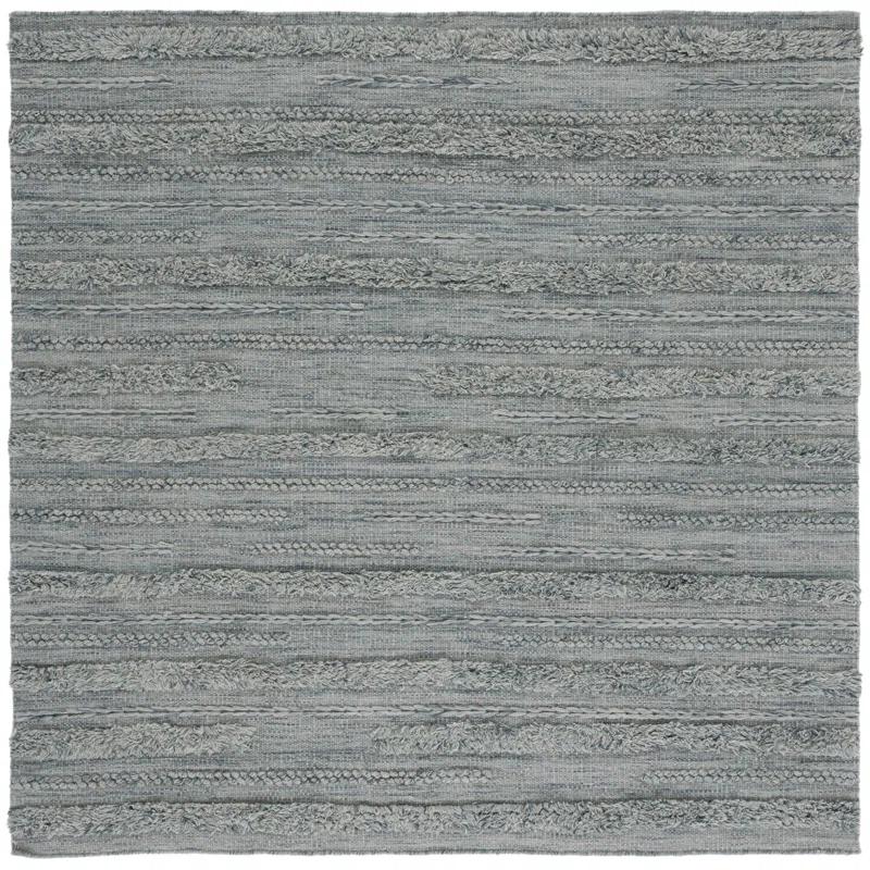 Laurel Foundry Modern Farmhouse® Hartzler Hand-Woven Flatweave Grey/Ivory Area Rug