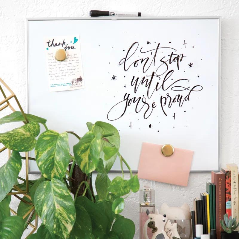 U Brands Wall Steel Magnetic Mini - Up To 2' Whiteboard