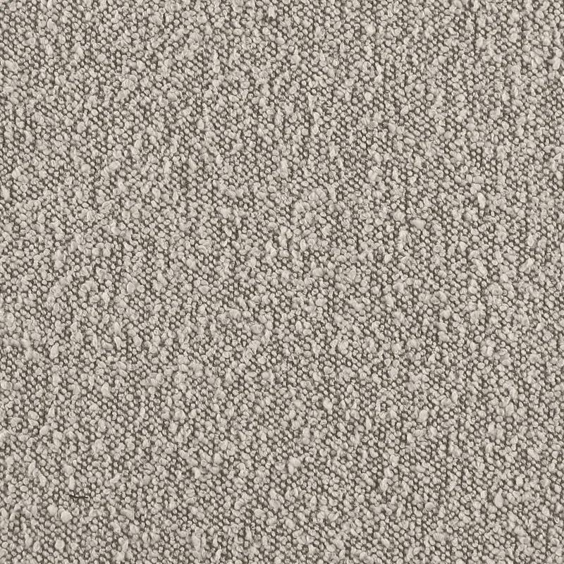 Tempered Glass Dining Set With Boucle Fabric Side Chairs