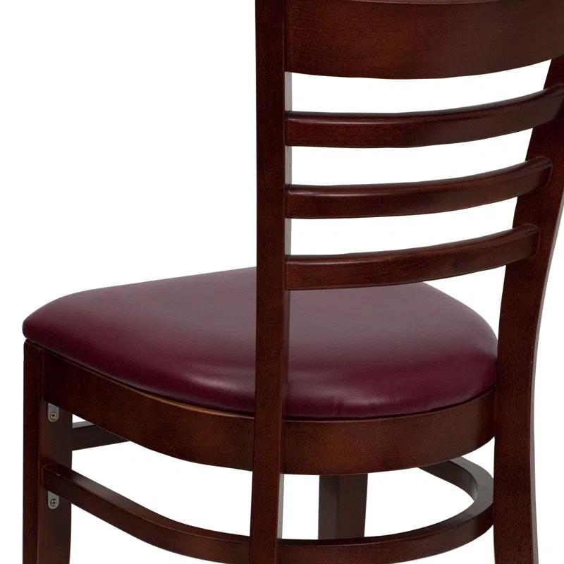 Red Barrel Studio® Ladder Back Wooden Restaurant Chair