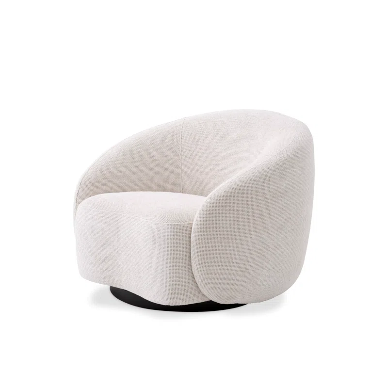 Eichholtz Amore Upholstered Swivel Barrel Chair