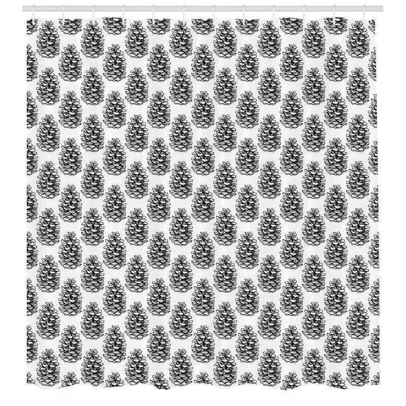 Ambesonne Shower Curtain with Hooks Included