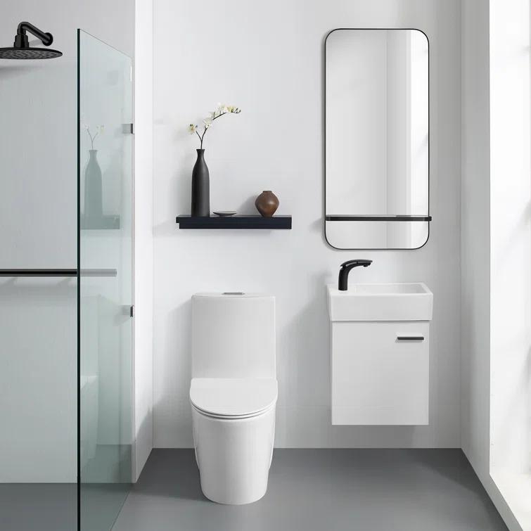 St. Tropez One Piece Elongated Toilet Dual Vortex Flush 1.6 GPF
