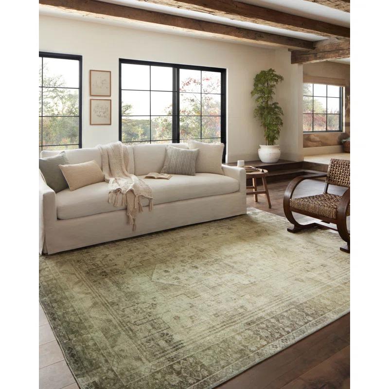 Banks IV Rug by Magnolia Home by Joanna Gaines x Loloi - Natural and Granite / 2'3" x 3'9"