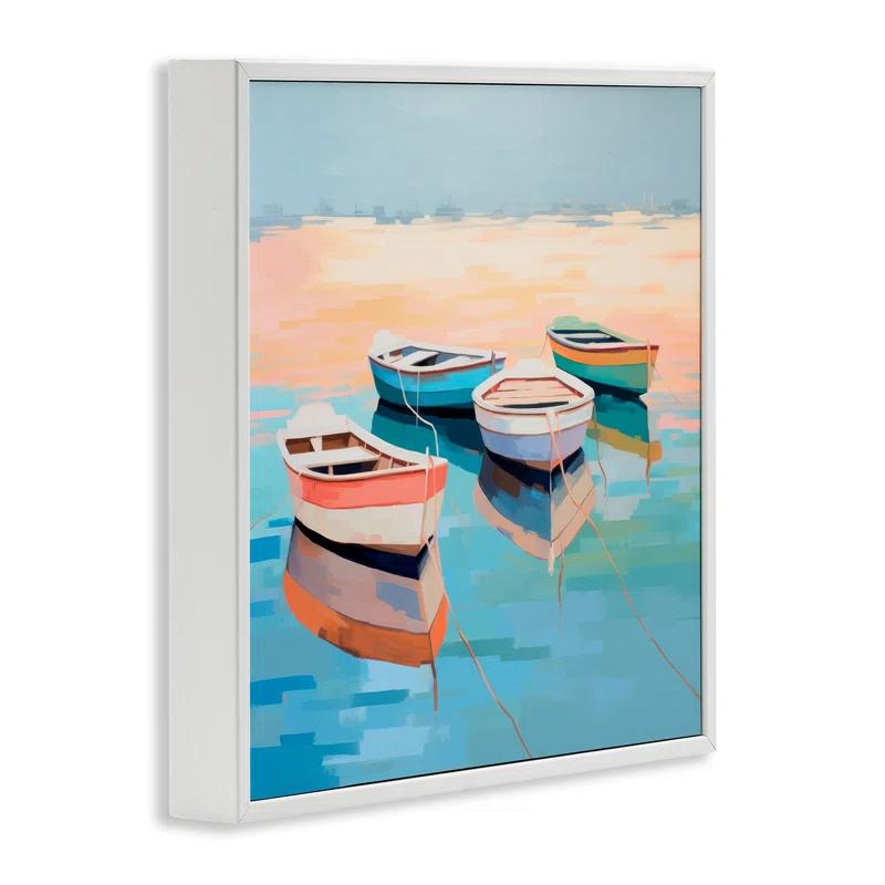 Stupell Industries Boat Reflection Shore Giclee Art by Irena Orlov