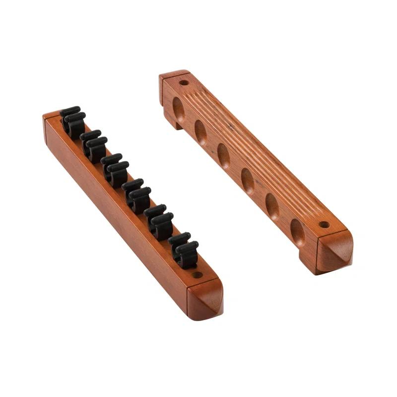 Fat Cat 6-cue Wall Oak Cue Rack