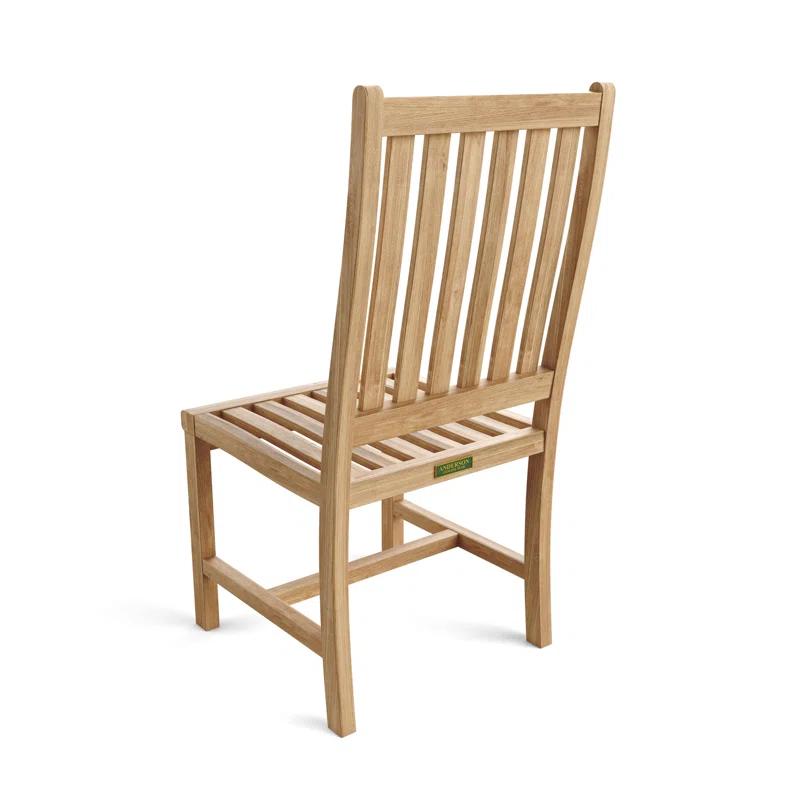 Anderson Teak Wilshire Wood Outdoor Dining Side Chair