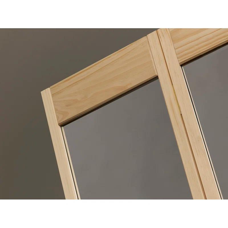 LTL Home Products 80.5'' Solid Wood Glass Unfinished