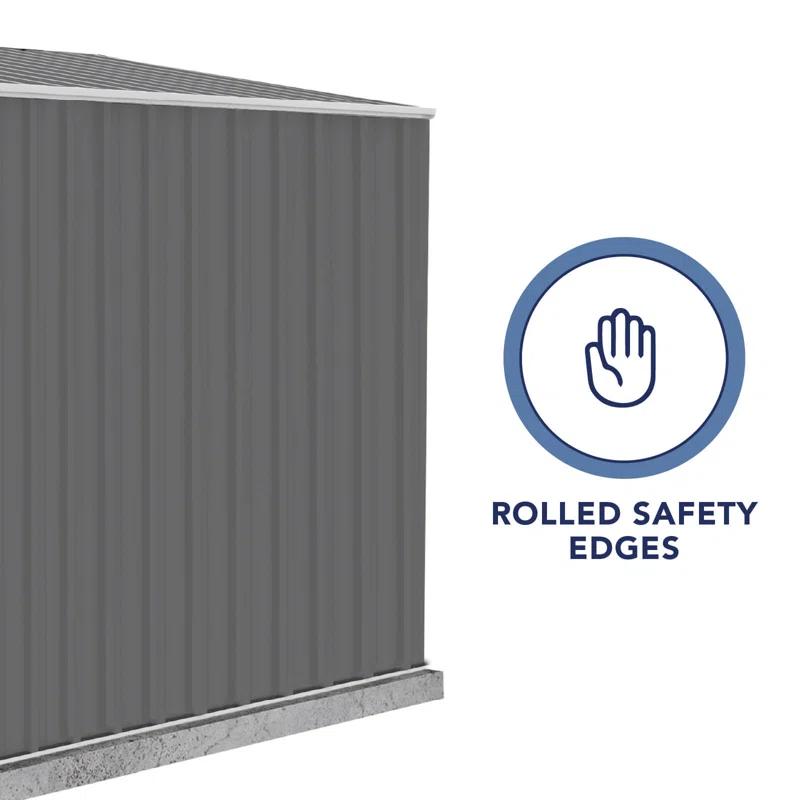 Absco Absco Durango Galvanized Steel Storage Shed