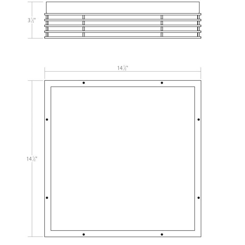 Marue Acrylic LED Flush Mount