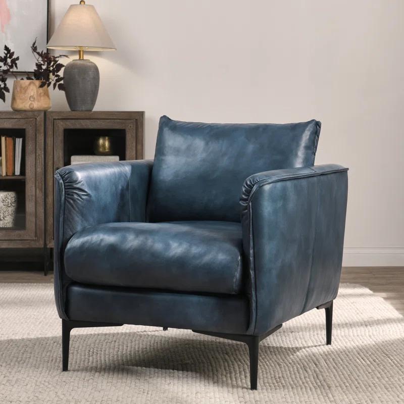 Ava Leather Armchair