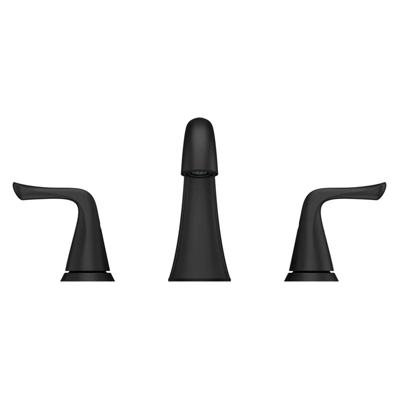 Pfister Willa Widespread Bathroom Faucet with Drain Assembly LF-049-MALSDB