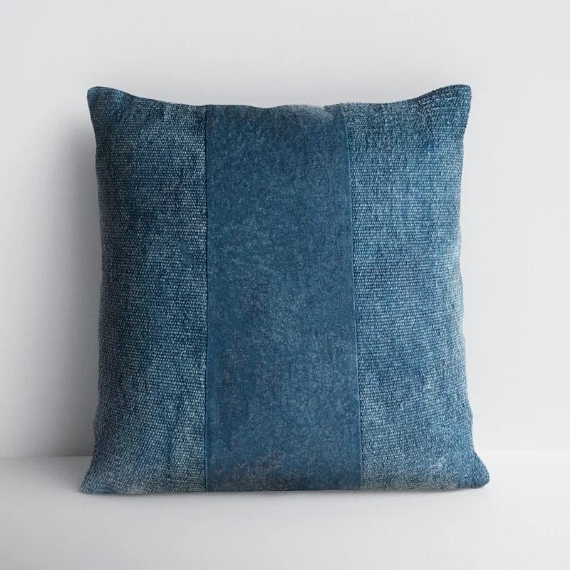 Angie Pillow - Blue / 18" x 18" / Down