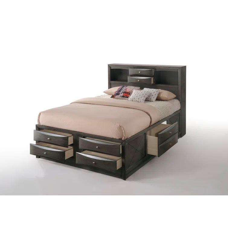 Wildon Home® Elyne Bookcase Storage Bed