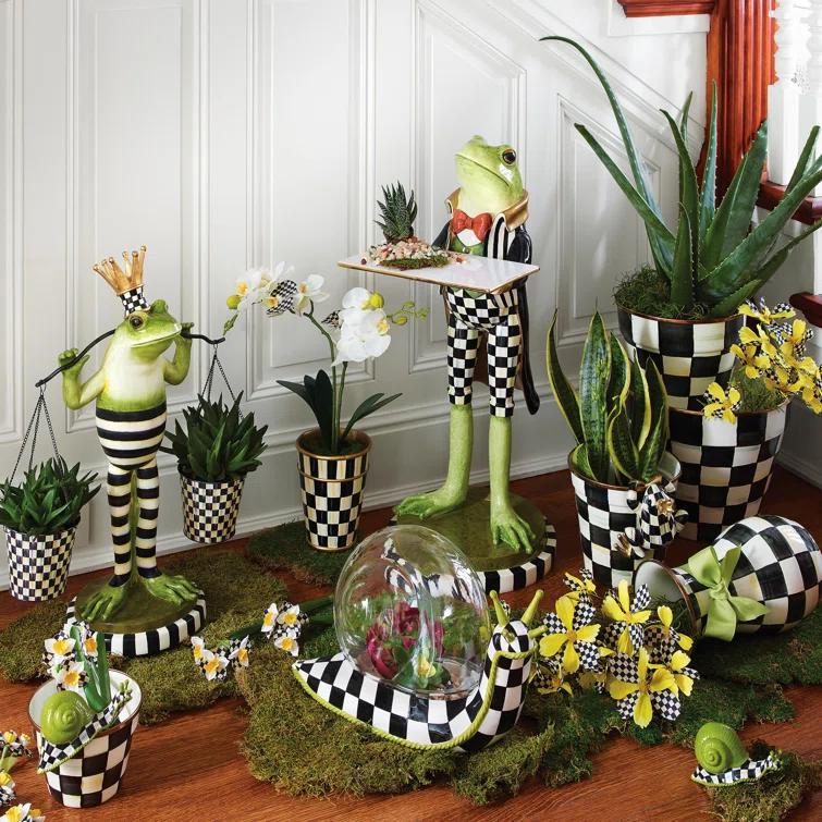 MacKenzie-Childs Fergal the Frog Butler Figurine/Sculpture