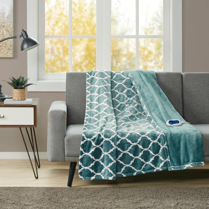 Beautyrest Beautyrest Heated Ogee Oversized Throw