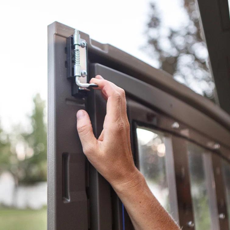 Lifetime Lifetime 12.5 Ft. x 8 Ft. High-Density Polyethylene (Plastic) Outdoor Storage Shed with Steel-Reinforced Construction