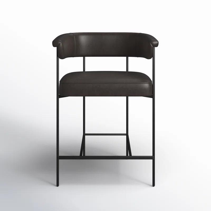 Lyssa Leather Bar & Counter Stool
