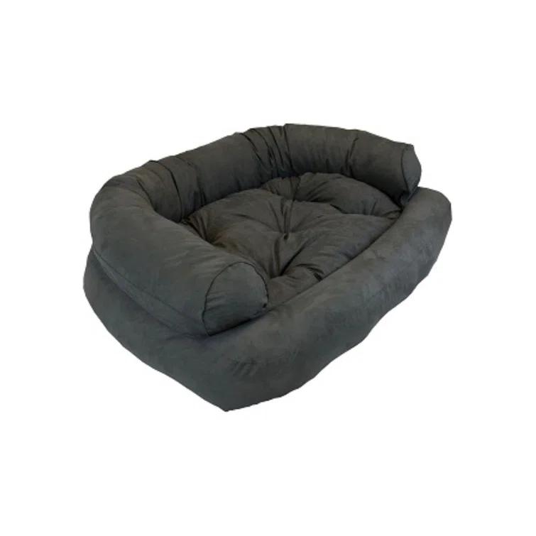 Snoozer Pet Products Snoozer Luxury Microsuede Overstuffed Bolster Dog Sofa